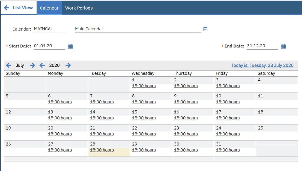 Crew Management using Graphical Scheduling applications