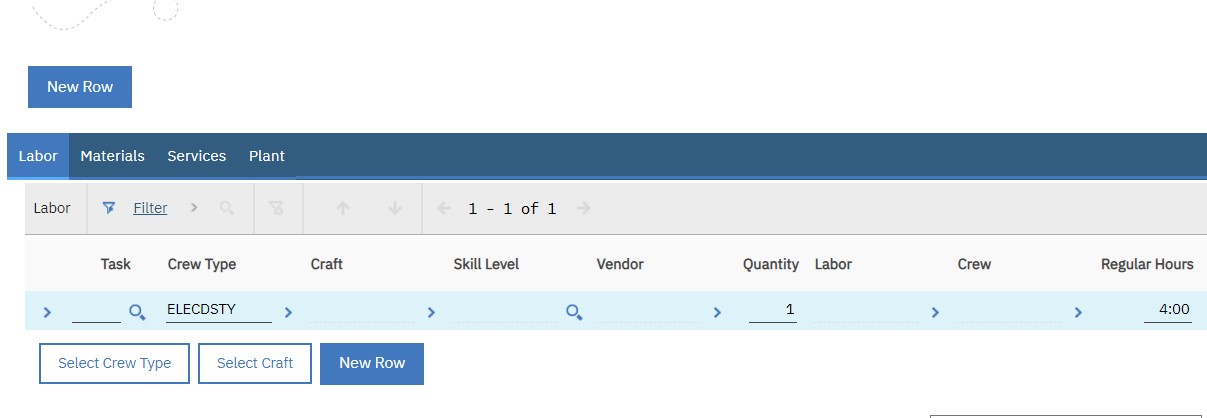 Crew Management using Graphical Scheduling applications