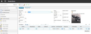 IBM Maximo BPD Accelerator for Oil & Gas Rentals screenshot