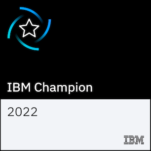 IBM Champion 2022 badge