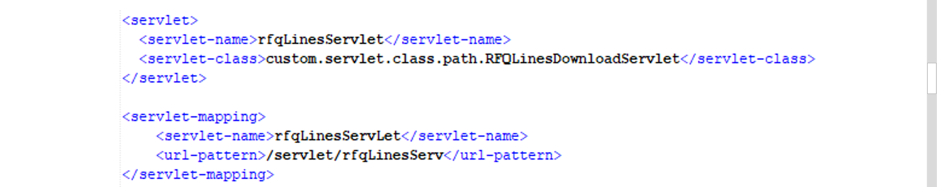 Custom servlet in Maximo