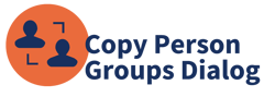 Copy Person Groups Dialog title