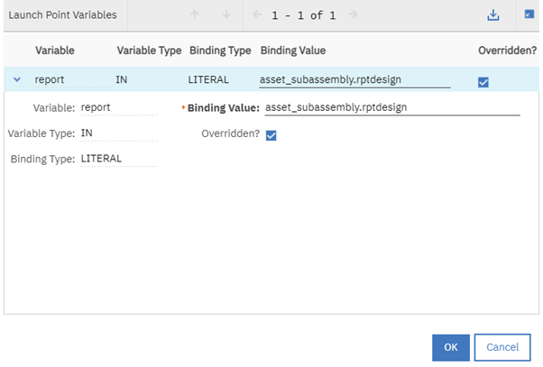 Calling Reports Advanced Signature options BPD Zenith IBM Maximo